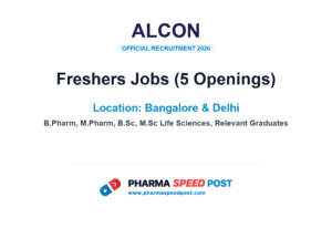 Alcon Mega Hiring 2026: 5 Openings in Freshers Jobs