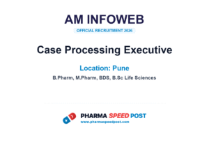 AM Infoweb Hiring for Case Processing Executive in Pune