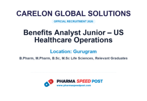 Carelon Global Solutions Hiring for Benefits Analyst Junior – US Healthcare Operations in Gurugram