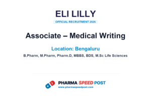 Eli Lilly Hiring for Associate – Medical Writing in Bengaluru