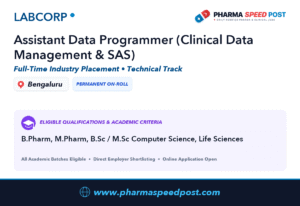Labcorp Hiring for Assistant Data Programmer in Bengaluru: Clinical Data Management