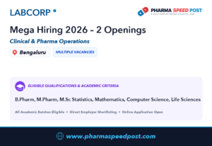 Labcorp Mega Hiring 2026: 2 Openings in Clinical & Pharma Operations