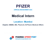 Pfizer Hiring for Medical Intern in Mumbai