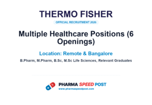 Thermo Fisher Mega Hiring 2026: 6 Openings in Multiple Healthcare Positions