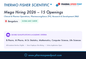Thermo Fisher Scientific Mega Hiring 2026: 15 Openings in Clinical & Pharma Operations, Research & Development (R&D), Pharmacovigilance (PV) | Freshers & Experienced