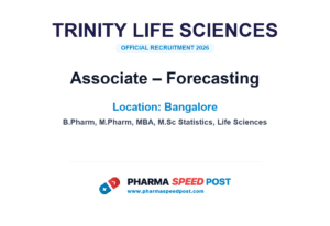 Trinity Life Sciences Hiring for Associate – Forecasting in Bangalore